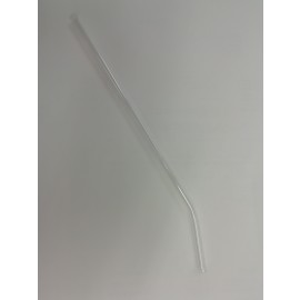 Cañita / pajita  de vidrio 7.0 x 1.0 x 150 mm