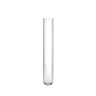28 ml tubo con fondo plano, dimensiones ø 17.50 x 150 x 0.85 mm, vidrio tubular tipo 3